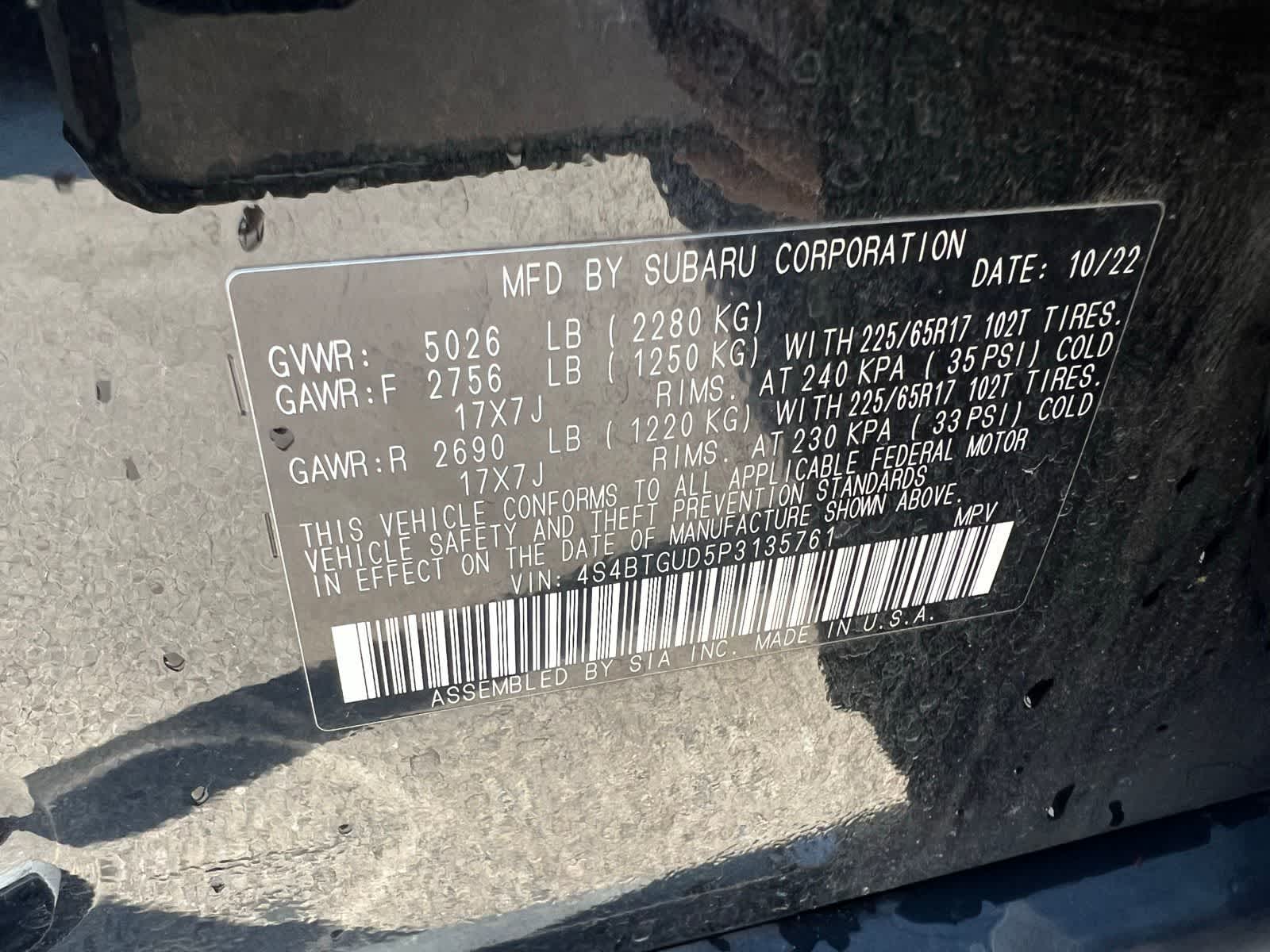 Thumbnail: 2023 Subaru Outback - 38