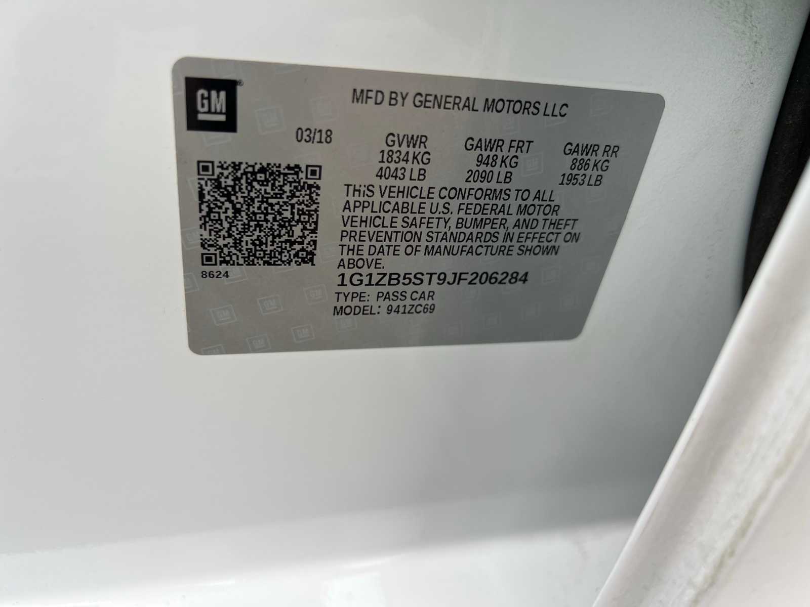 Thumbnail: 2018 Chevrolet Malibu - 45