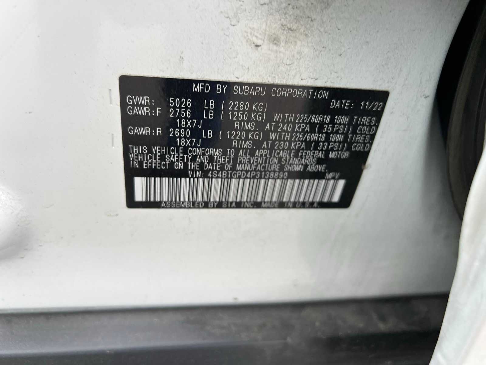 Thumbnail: 2023 Subaru Outback - 38