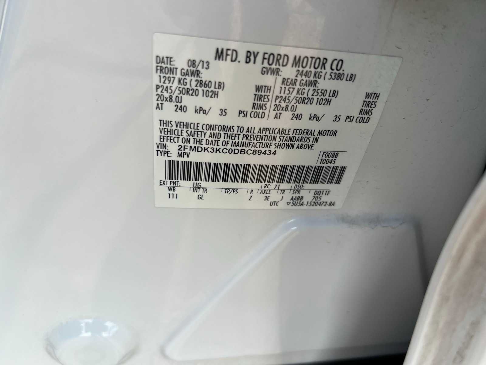 Thumbnail: 2013 Ford Edge - 38