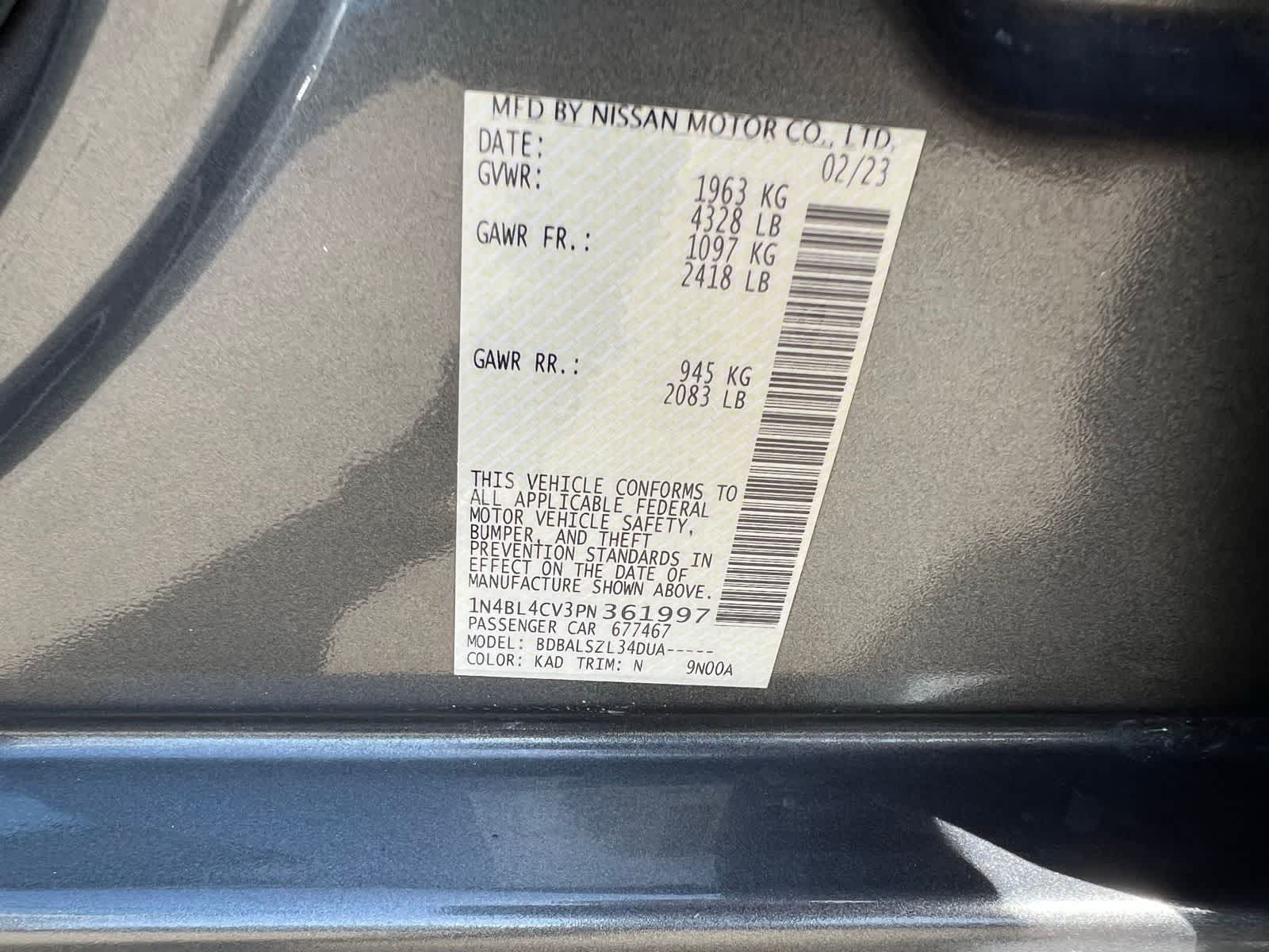 Thumbnail: 2023 Nissan Altima - 38