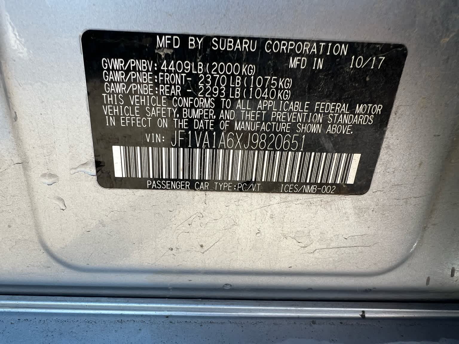 Thumbnail: 2018 Subaru WRX - 37