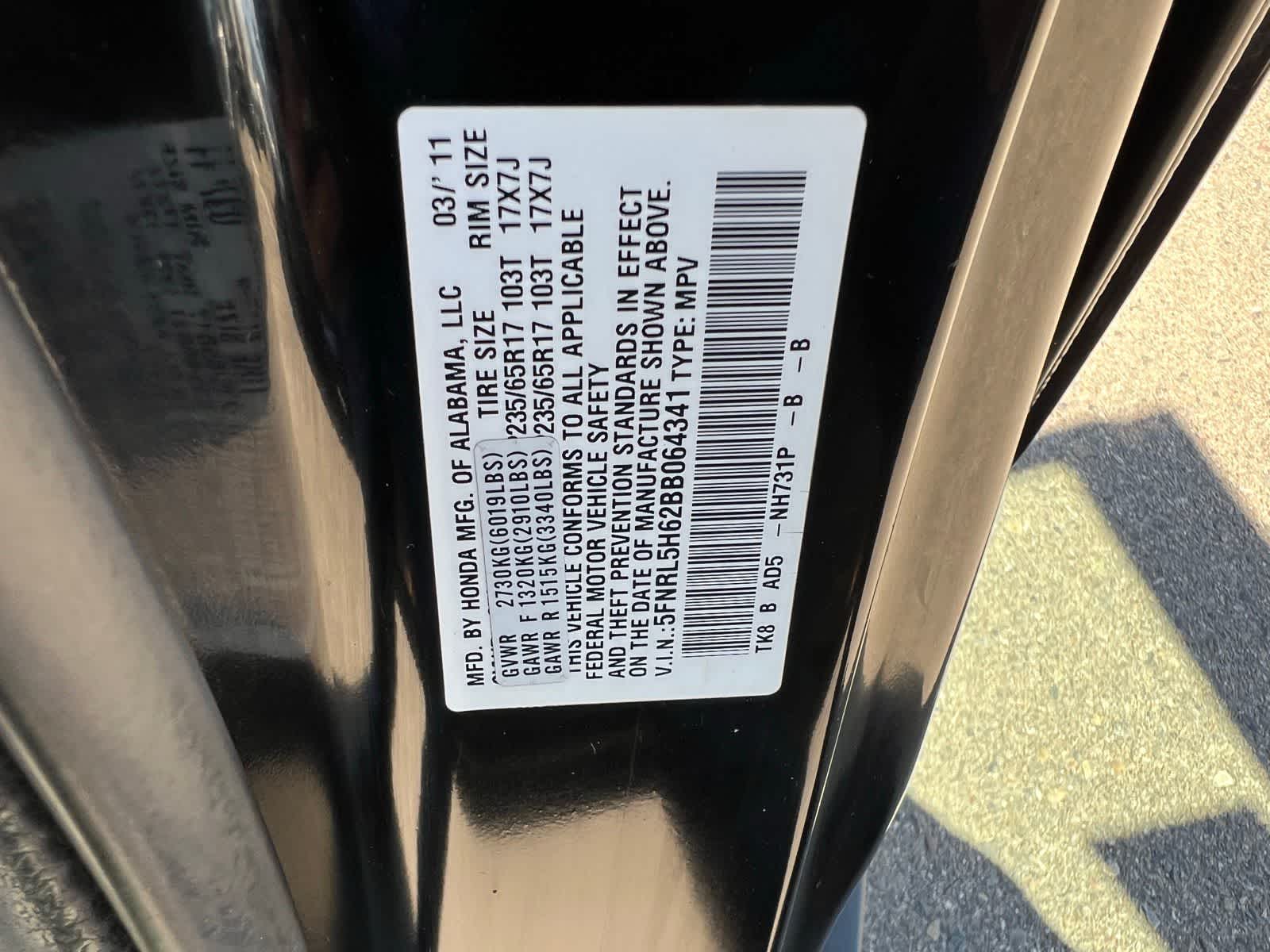 Thumbnail: 2011 Honda Odyssey - 45