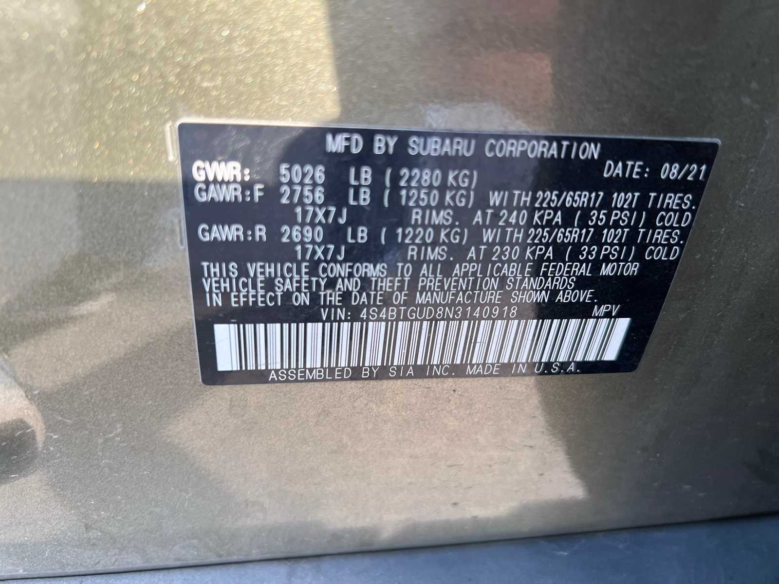 Thumbnail: 2022 Subaru Outback - 38