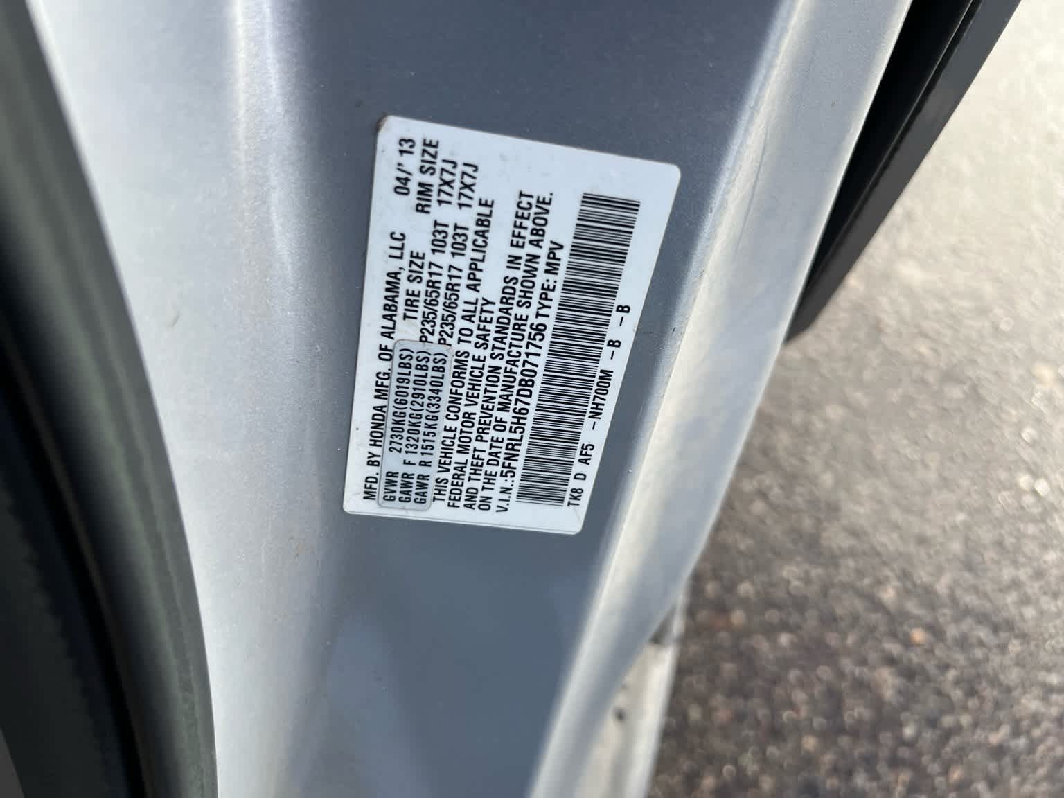 Thumbnail: 2013 Honda Odyssey - 37