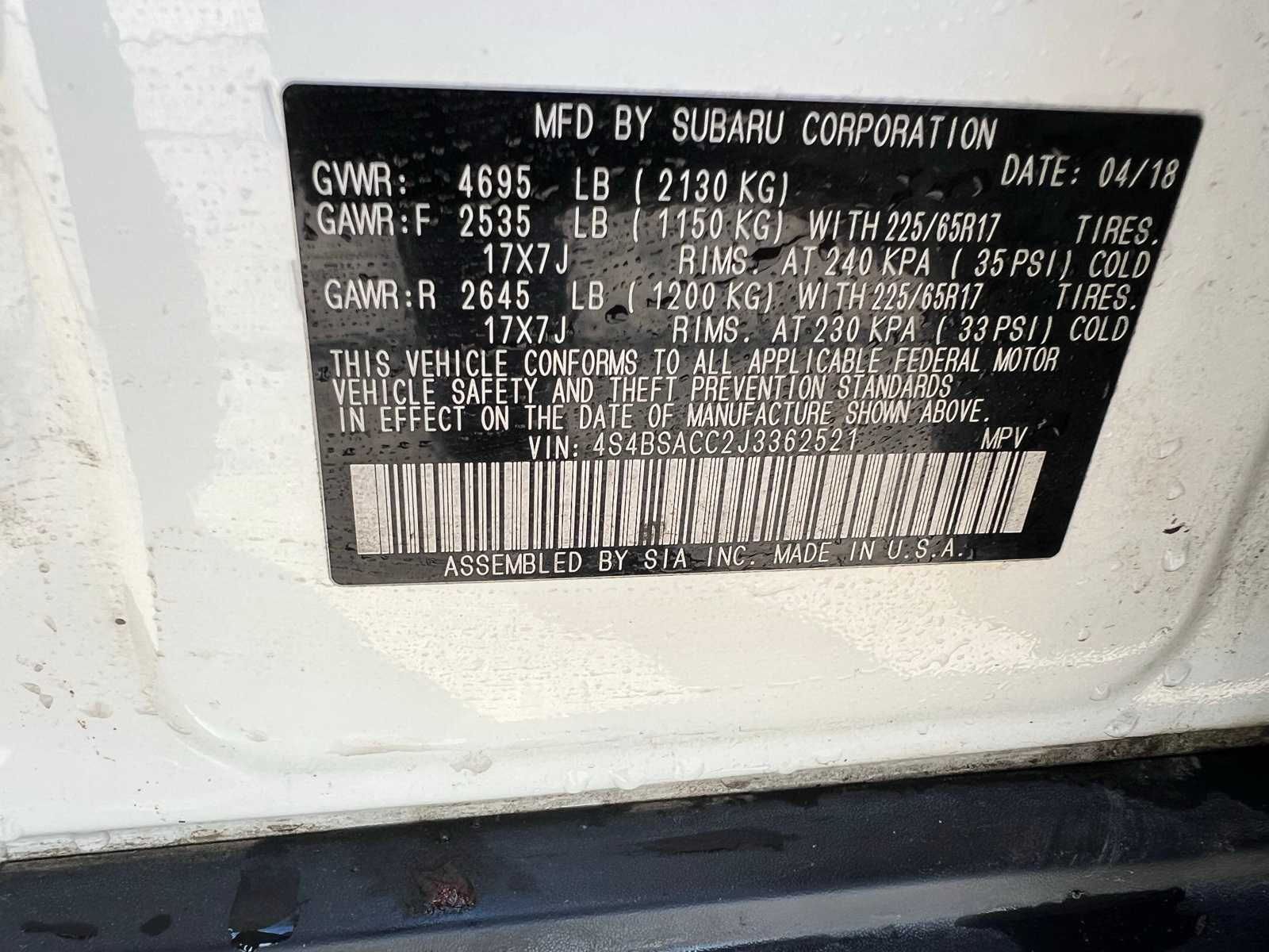 Thumbnail: 2018 Subaru Outback - 36