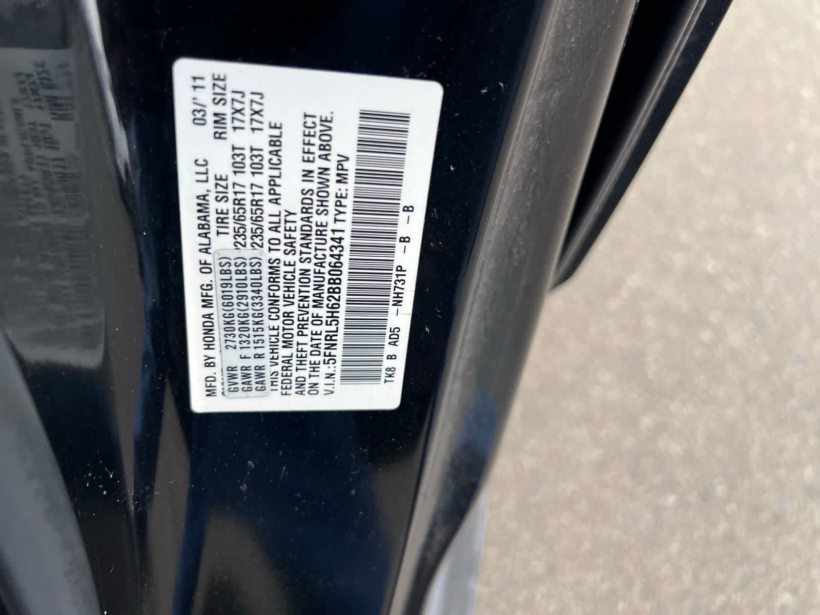 Thumbnail: 2011 Honda Odyssey - 37