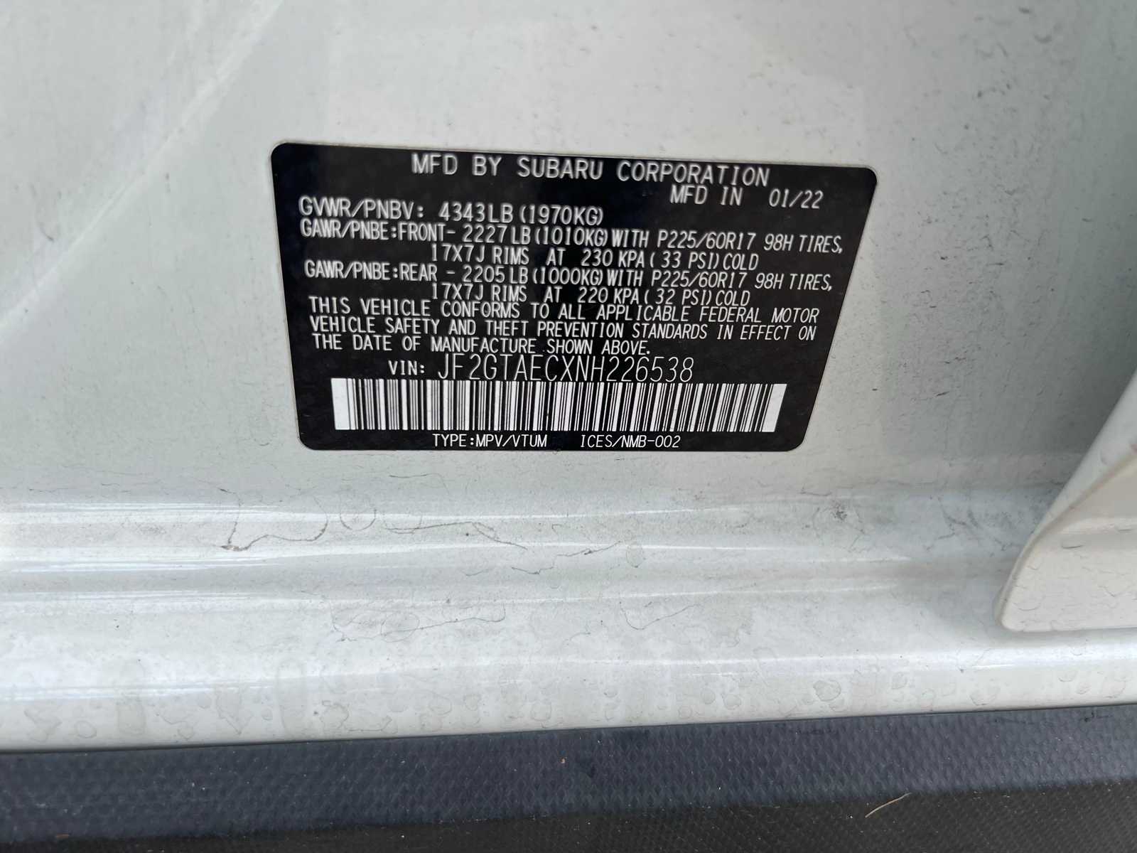 Thumbnail: 2022 Subaru Crosstrek - 38