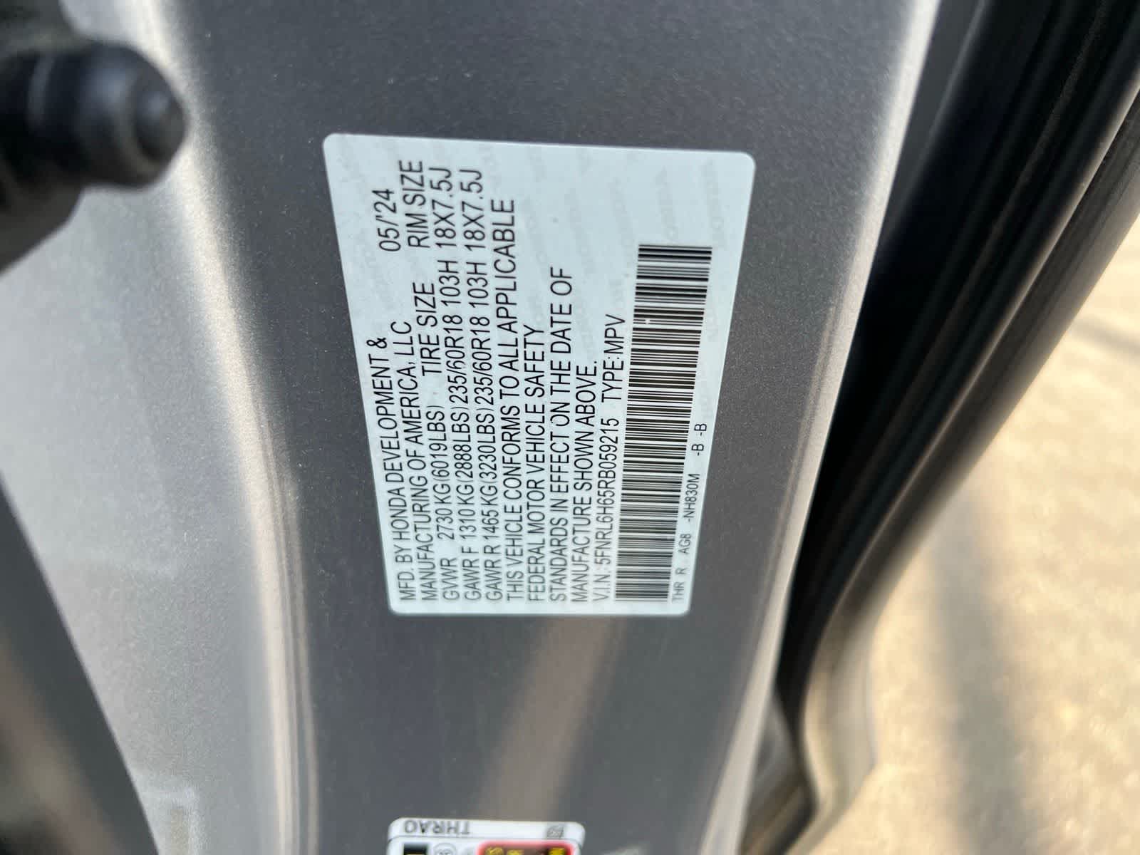 Thumbnail: 2024 Honda Odyssey - 45