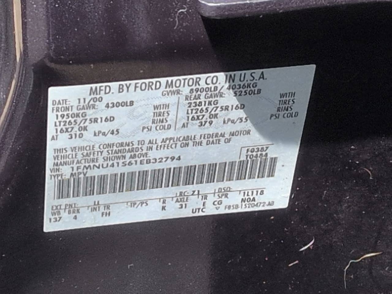 Thumbnail: 2001 Ford Excursion - 35