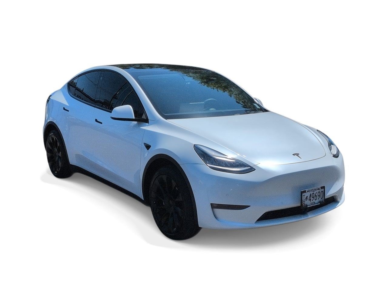 Used 2021 Tesla Model Y Long Range with VIN 5YJYGDEEXMF143622 for sale in Oregon City, OR