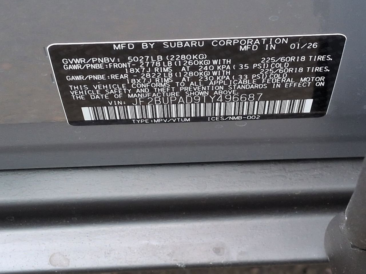 Thumbnail: 2026 Subaru Outback - 36