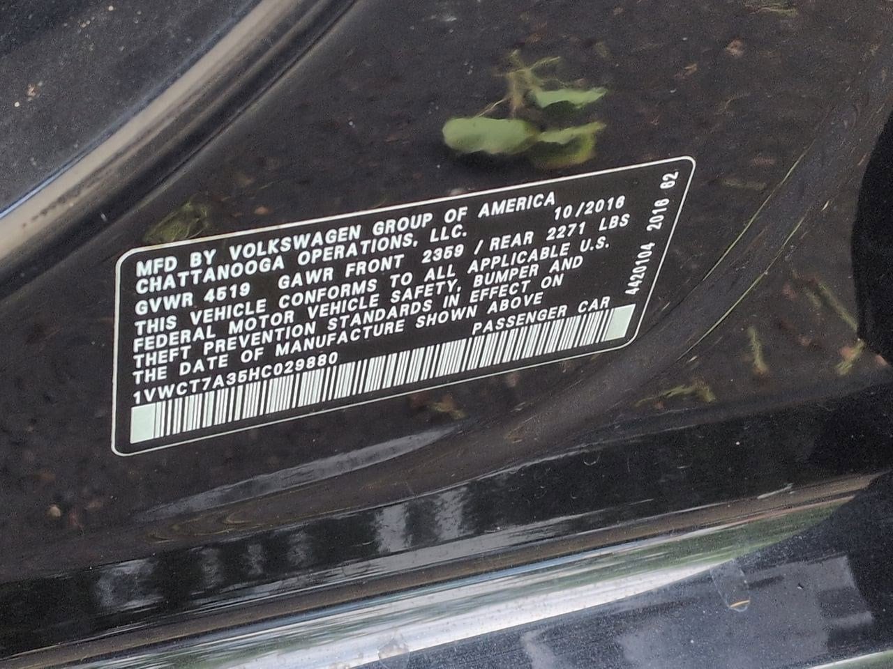 Thumbnail: 2017 Volkswagen Passat - 39