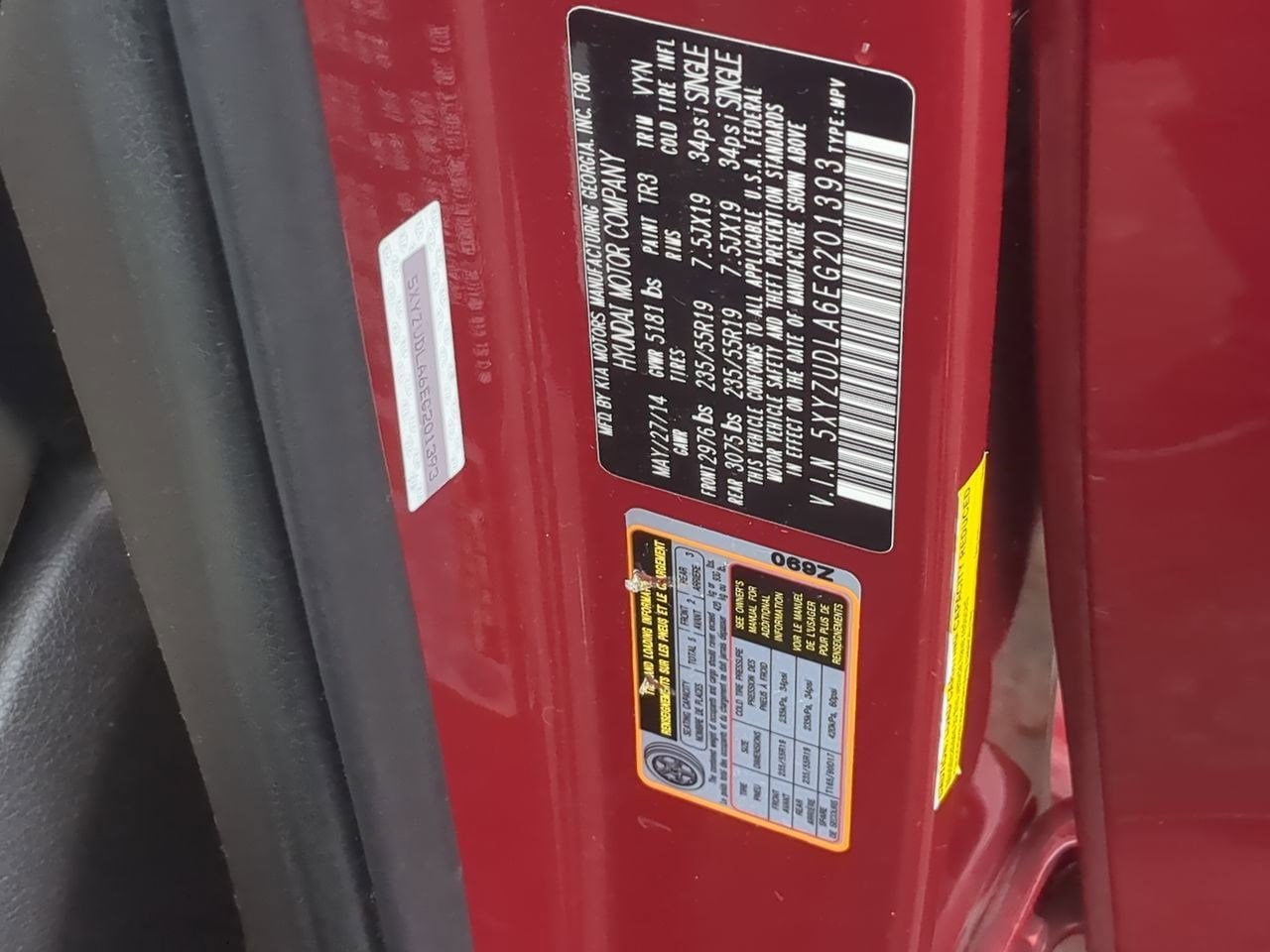 Thumbnail: 2014 Hyundai Santa Fe - 36