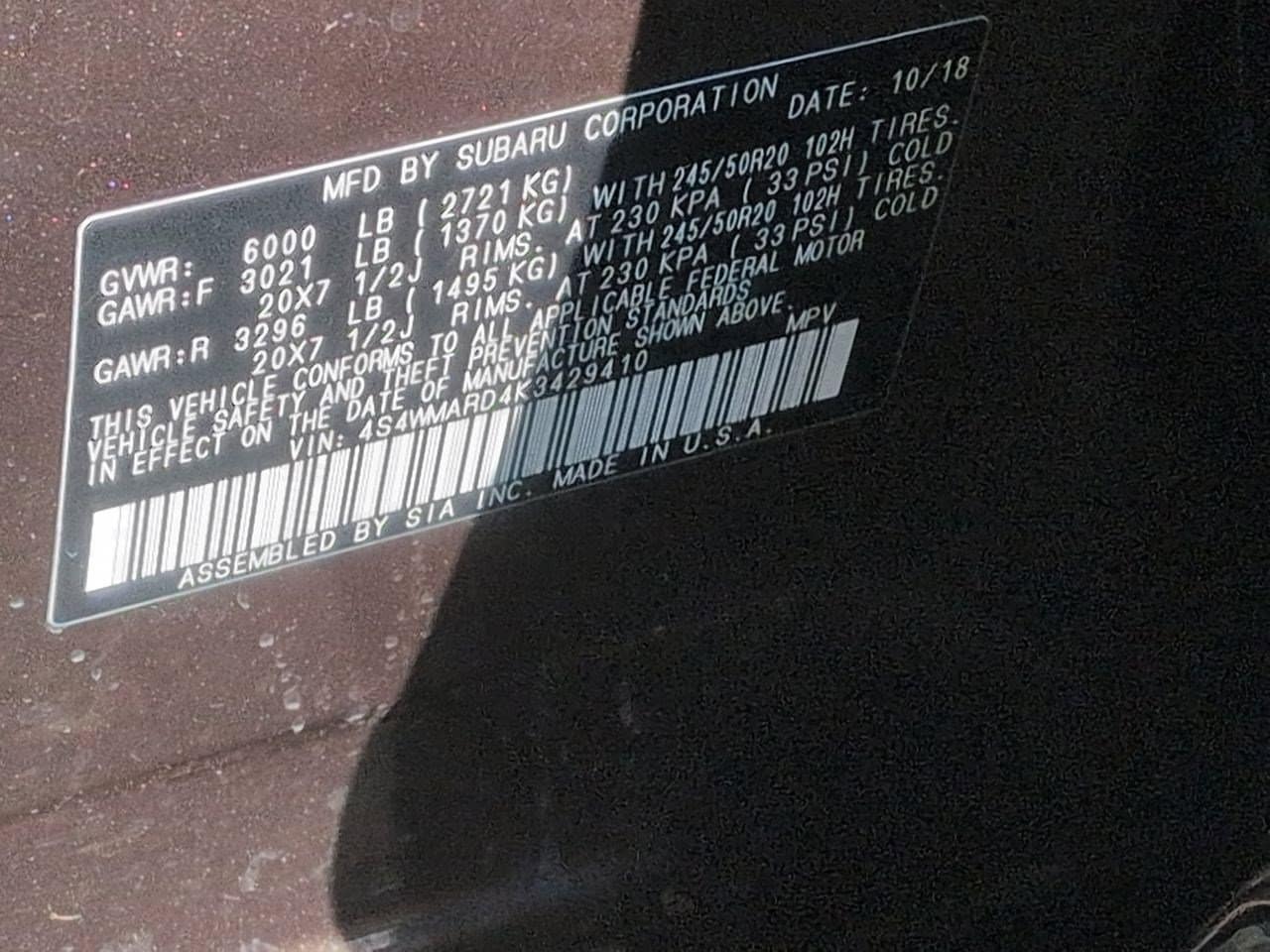 Thumbnail: 2019 Subaru Ascent - 37