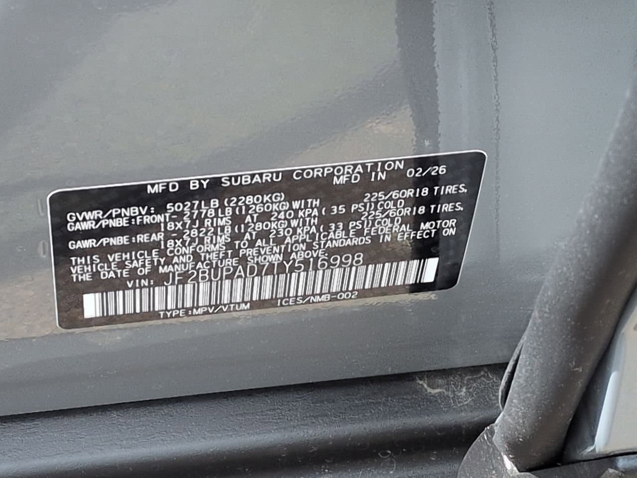 Thumbnail: 2026 Subaru Outback - 35