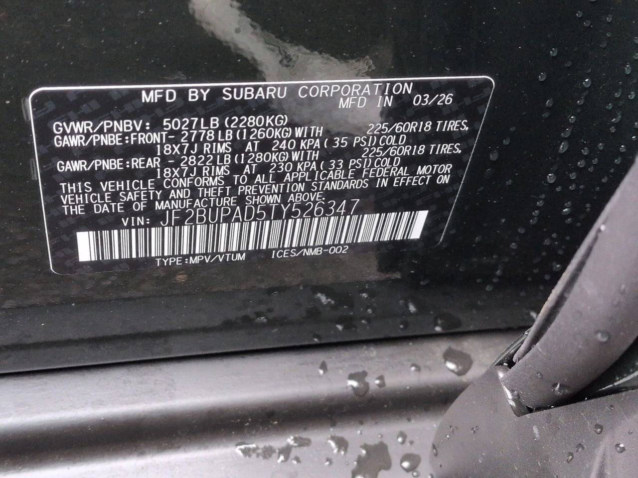 Thumbnail: 2026 Subaru Outback - 35