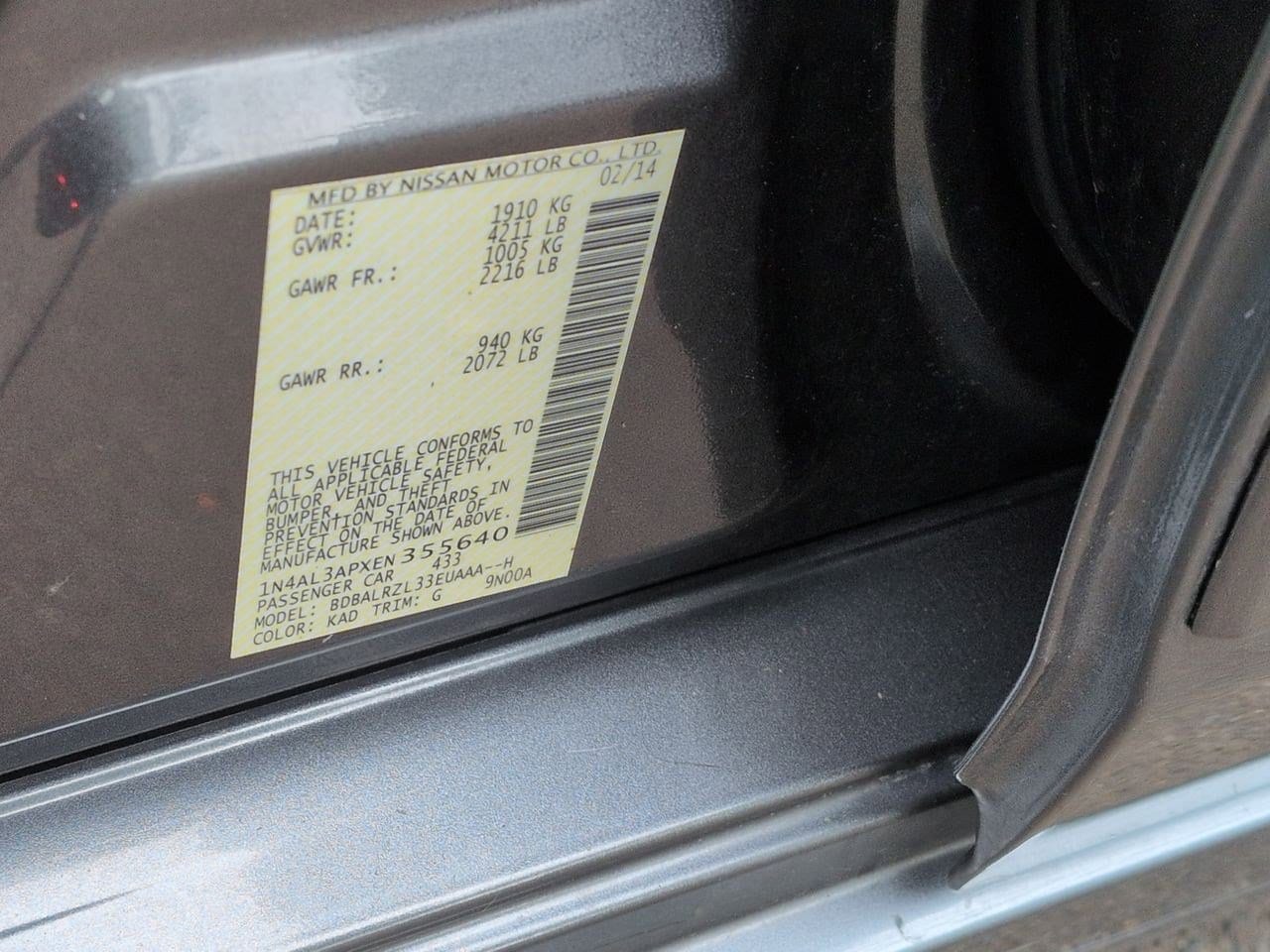 Thumbnail: 2014 Nissan Altima - 33