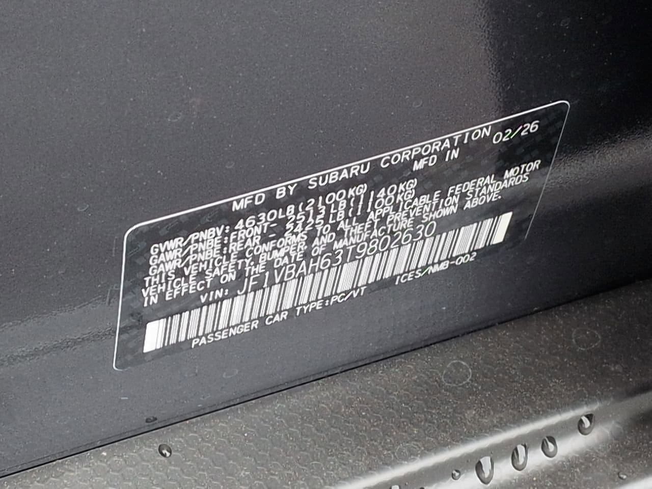 Thumbnail: 2026 Subaru WRX - 36