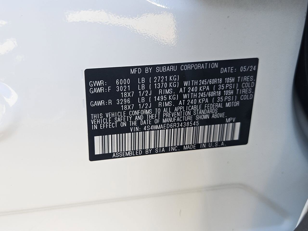 2024 Subaru Ascent Premium 35