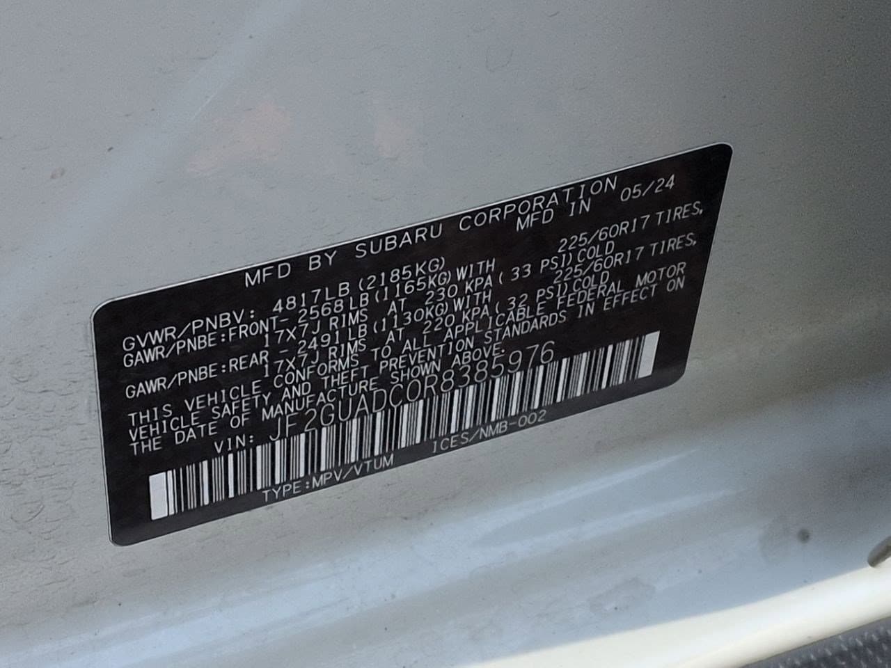 Thumbnail: 2024 Subaru Crosstrek - 36