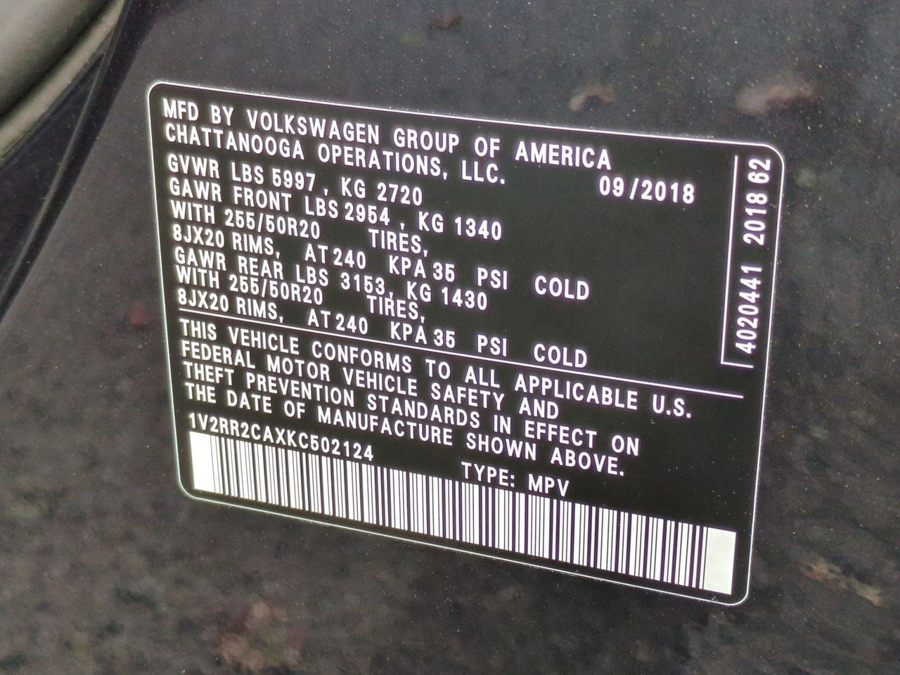 Thumbnail: 2019 Volkswagen Atlas - 39