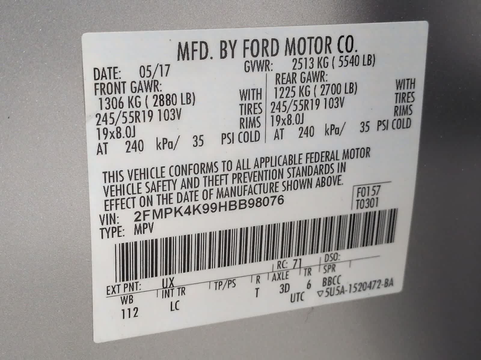 Thumbnail: 2017 Ford Edge - 37