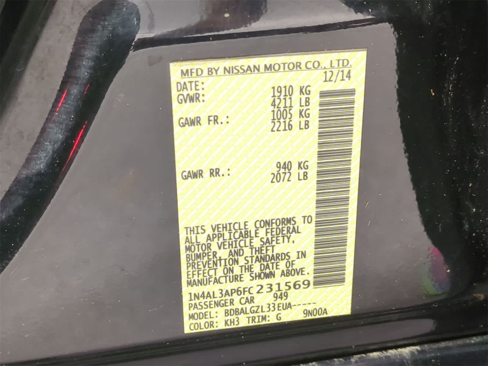 Thumbnail: 2015 Nissan Altima - 34