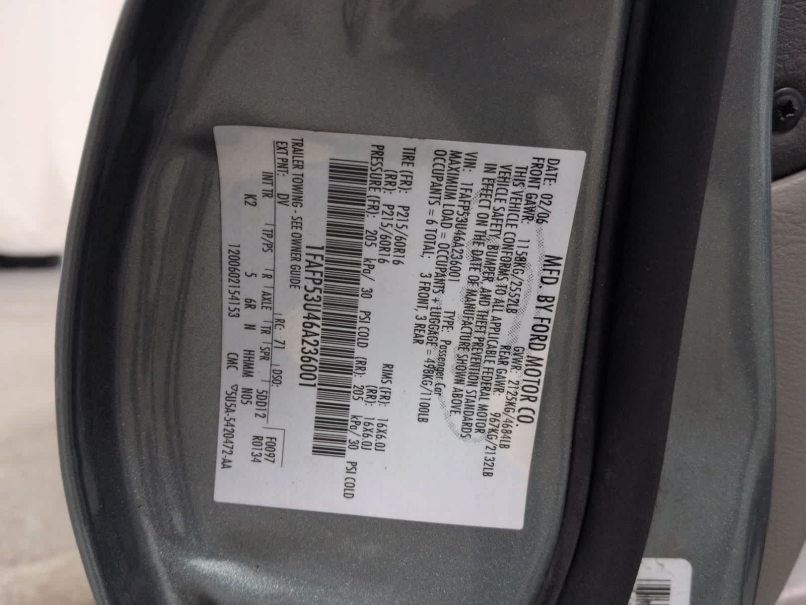 Thumbnail: 2006 Ford Taurus - 34