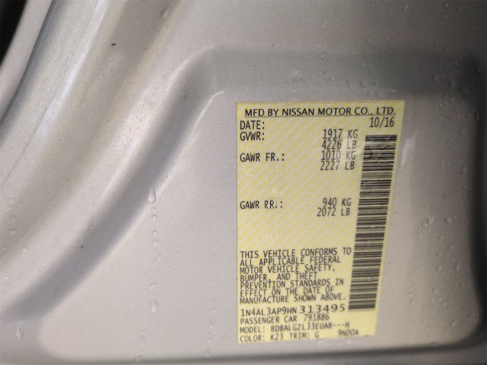 Thumbnail: 2017 Nissan Altima - 36