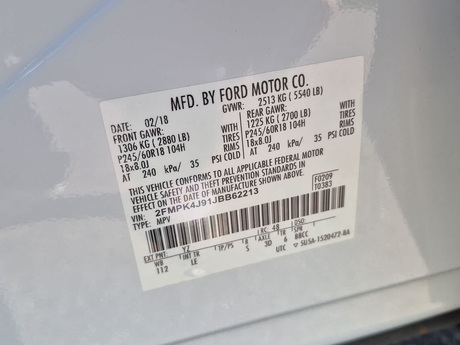 Thumbnail: 2018 Ford Edge - 36