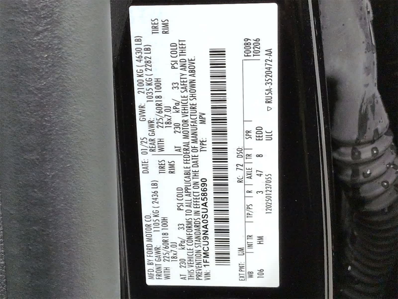 Thumbnail: 2025 Ford Escape - 35