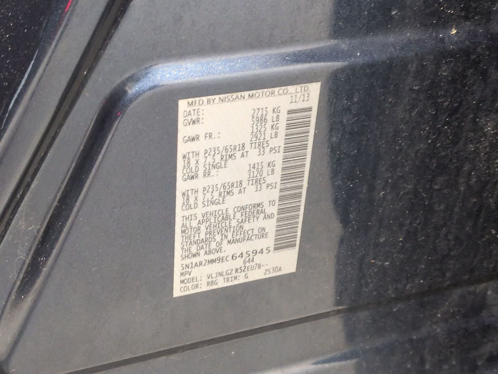 Thumbnail: 2014 Nissan Pathfinder - 36