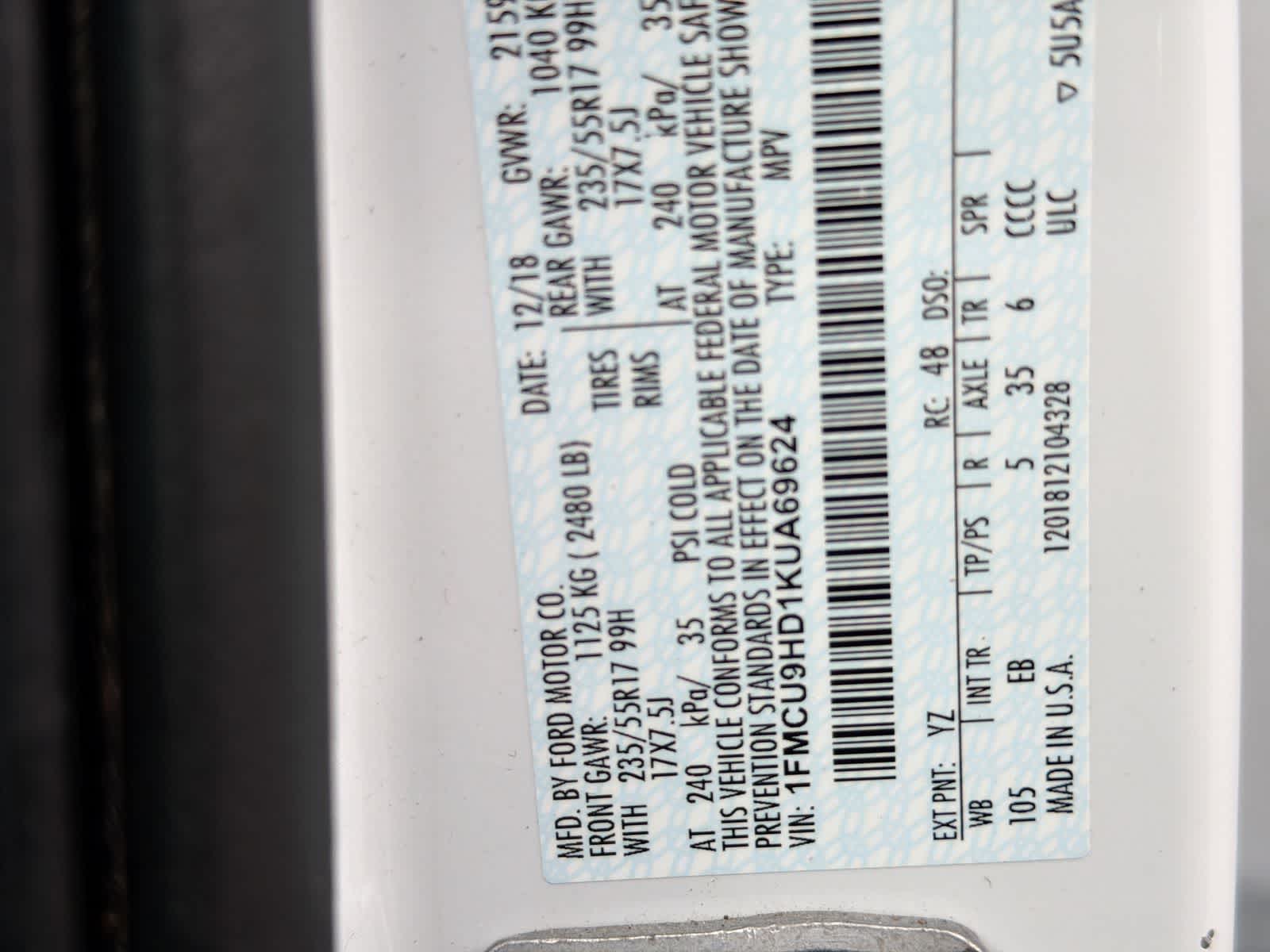 Thumbnail: 2019 Ford Escape - 40