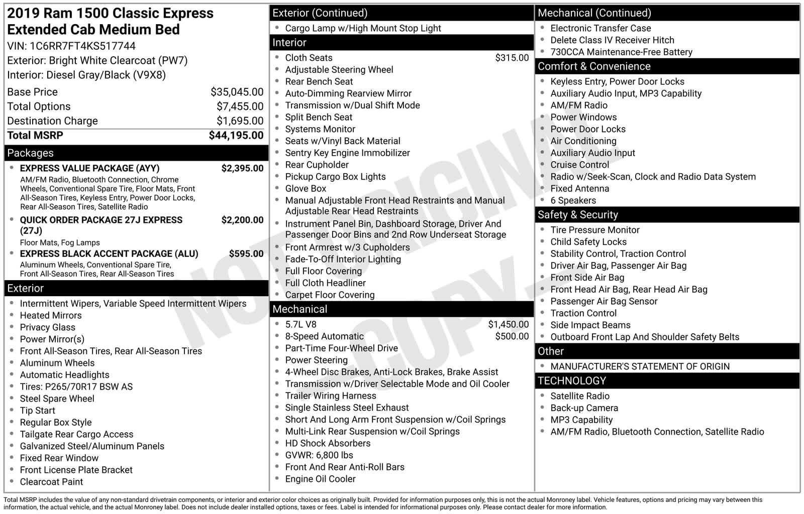 Thumbnail: 2019 RAM 1500 Classic - 6