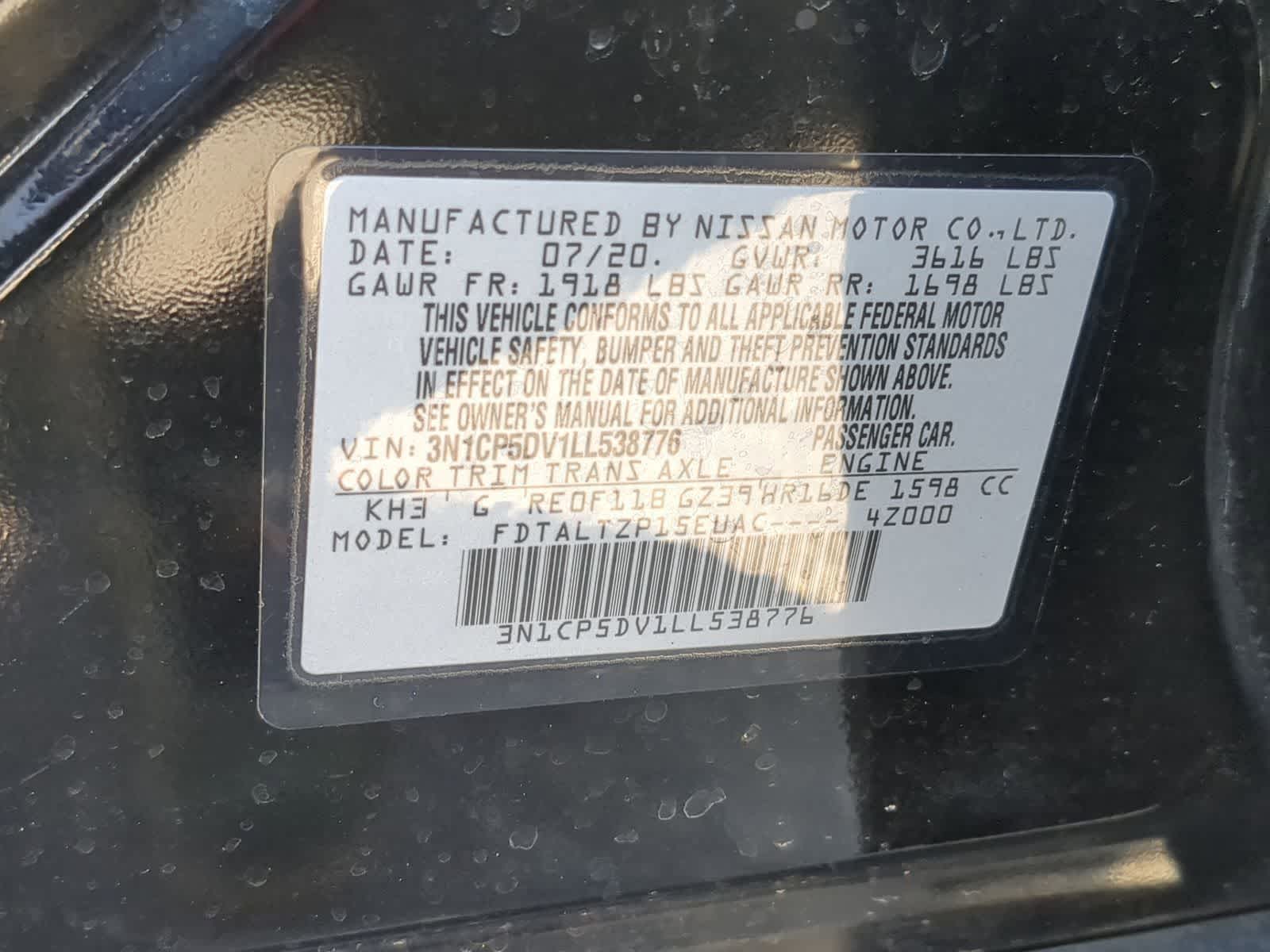 2020 Nissan Kicks SR 35