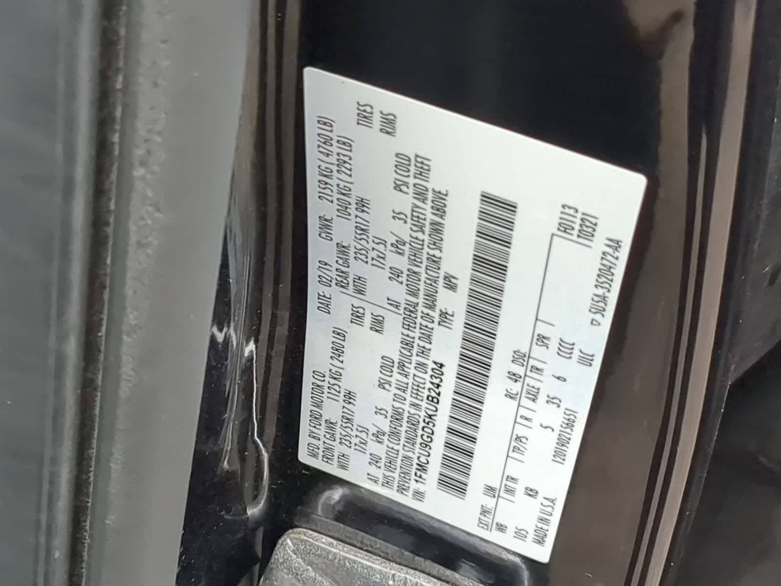 Thumbnail: 2019 Ford Escape - 36