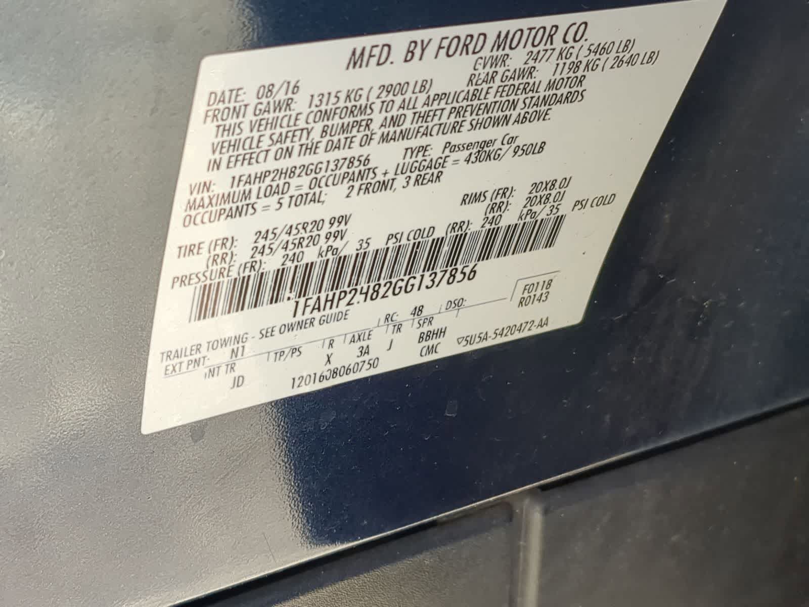 Thumbnail: 2016 Ford Taurus - 36