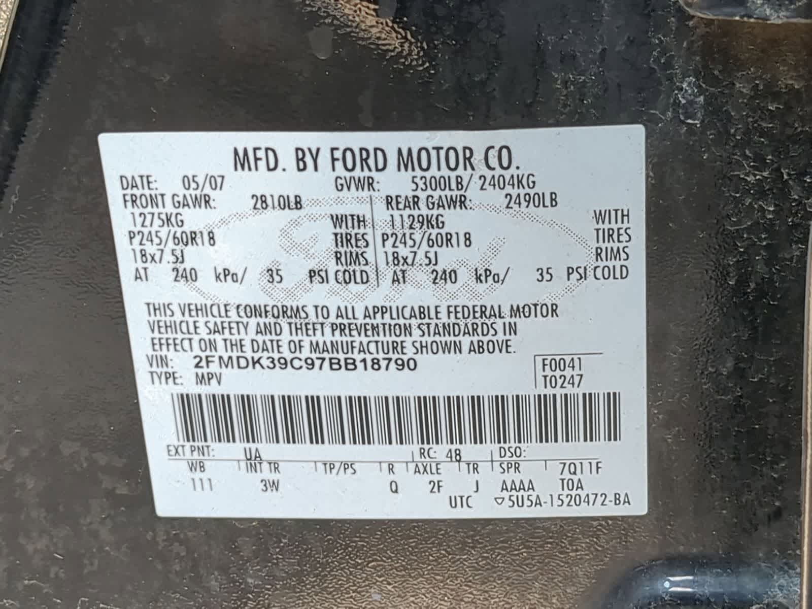 Thumbnail: 2007 Ford Edge - 33