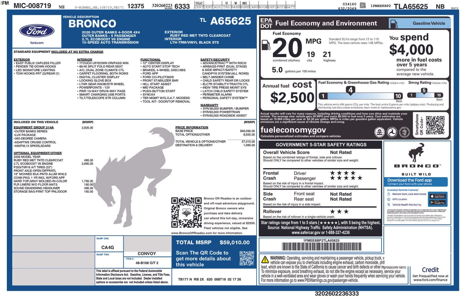 Thumbnail: 2026 Ford Bronco - 5