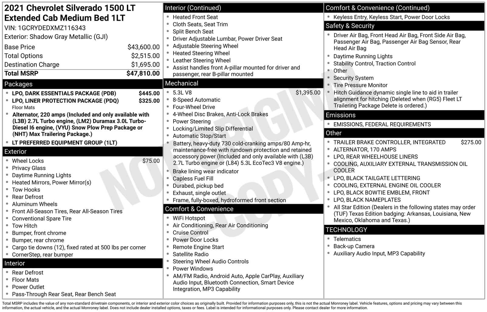 Thumbnail: 2021 Chevrolet Silverado 1500 - 6