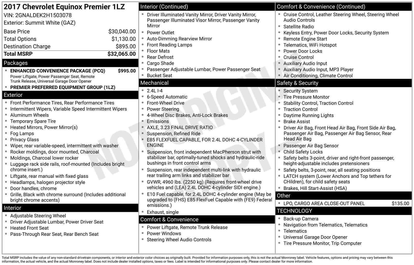 Thumbnail: 2017 Chevrolet Equinox - 6