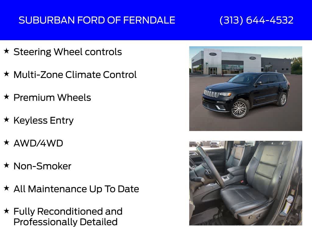 2018 Jeep Grand Cherokee Summit 9