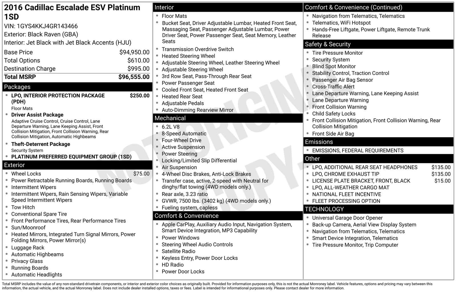 Thumbnail: 2016 Cadillac Escalade - 6