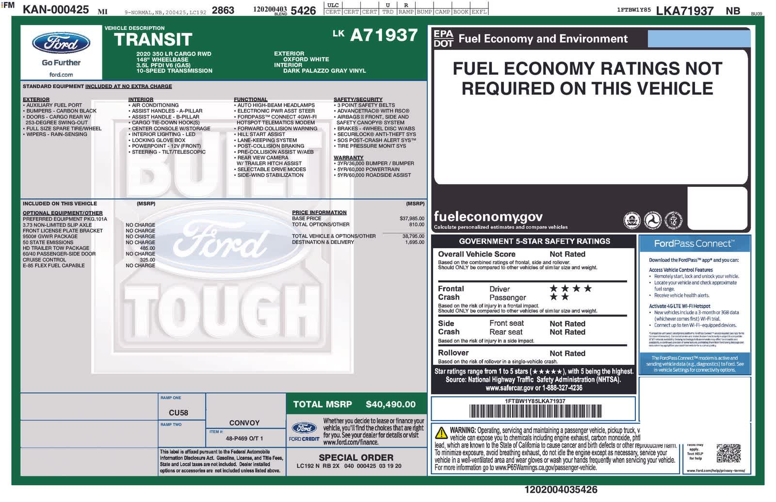 Thumbnail: 2020 Ford Transit Series - 4