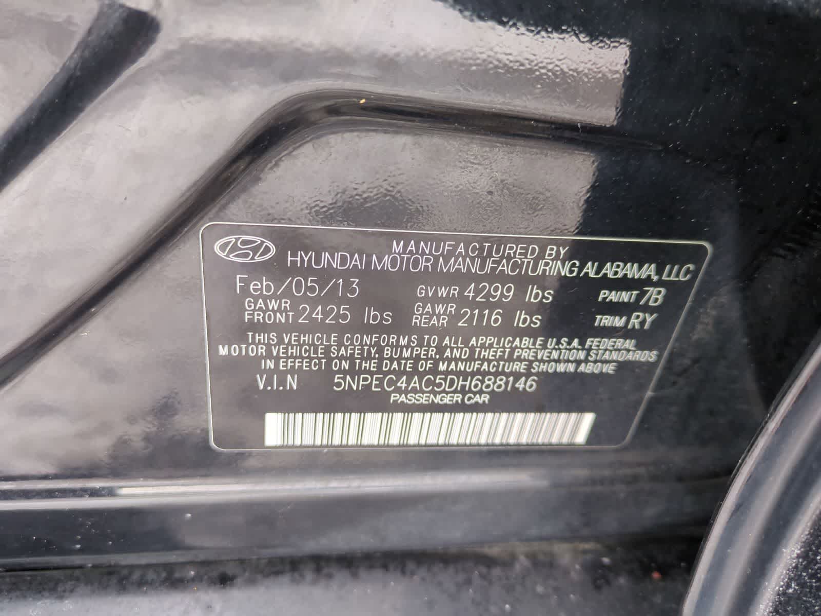 Thumbnail: 2013 Hyundai Sonata - 43