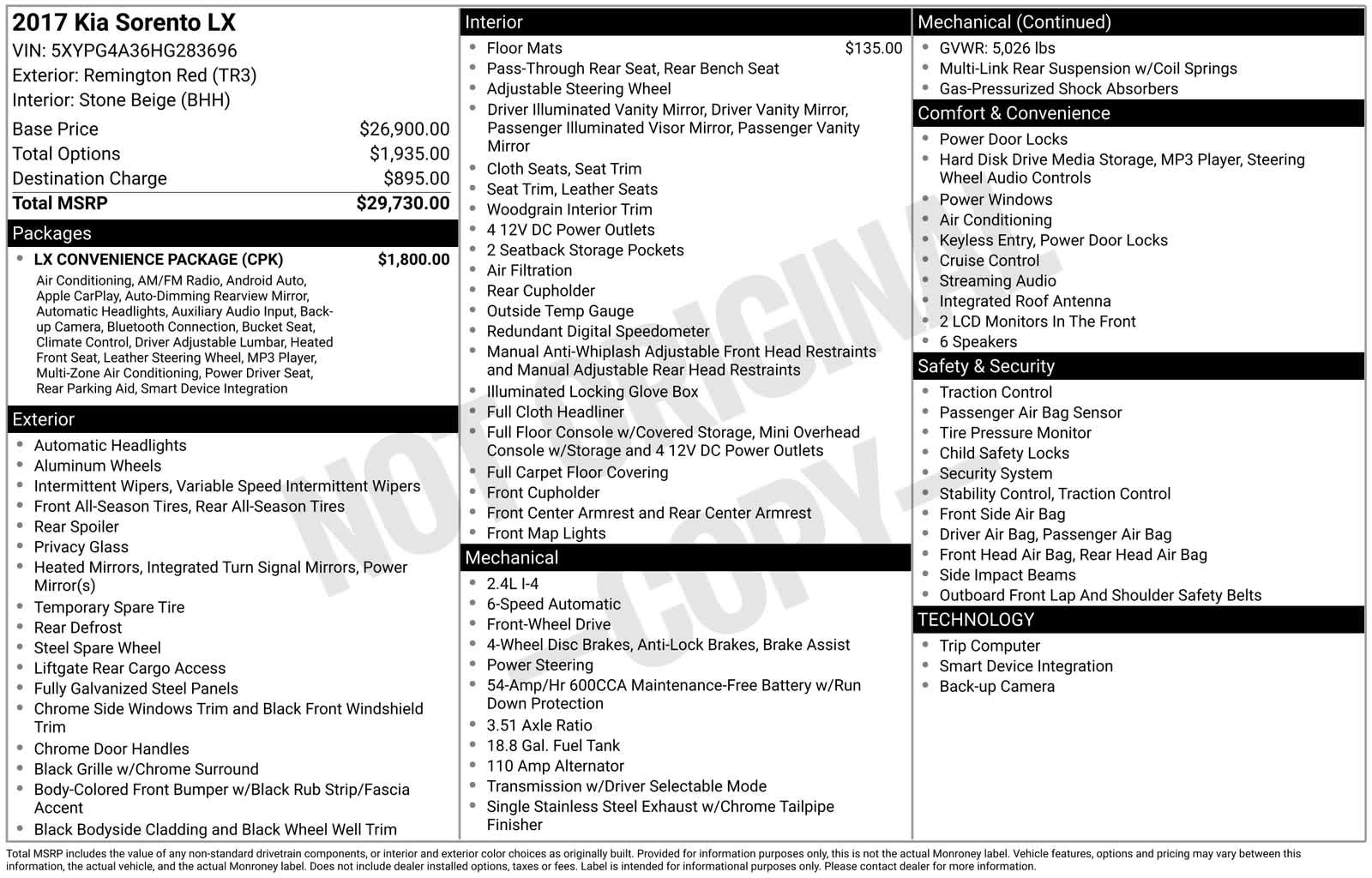 Thumbnail: 2017 Kia Sorento - 6