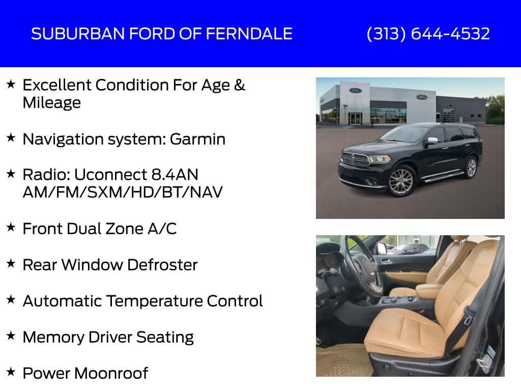 Used 2014 Dodge Durango Citadel SUV