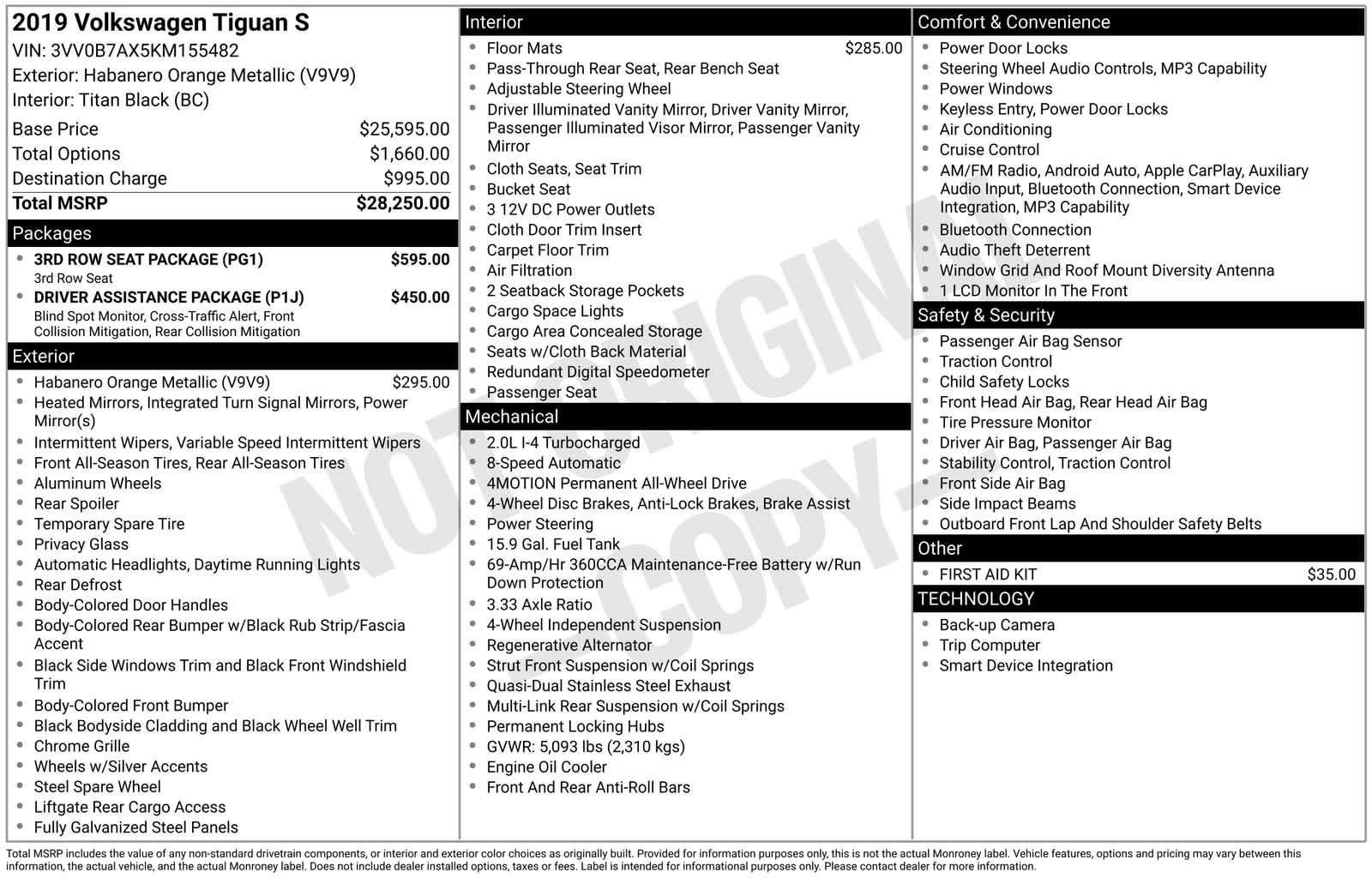 Thumbnail: 2019 Volkswagen Tiguan - 6
