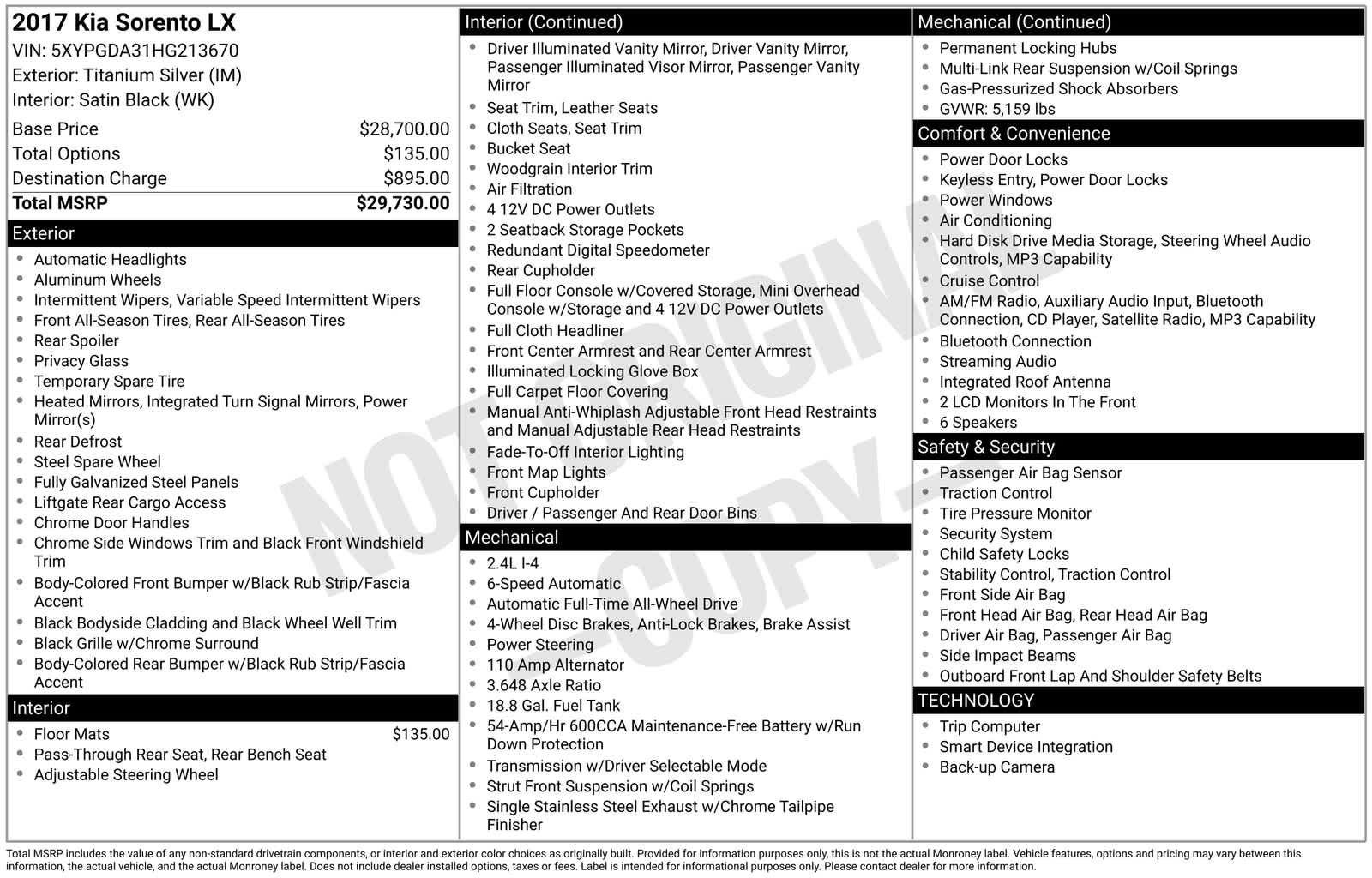 Thumbnail: 2017 Kia Sorento - 6